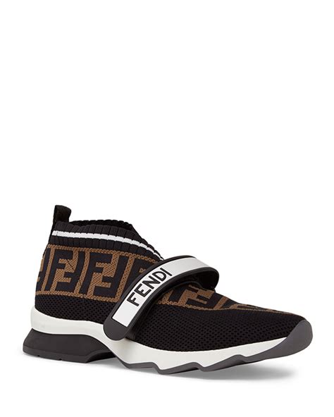 fendi knit sneakers